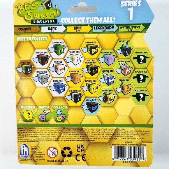 SALE!! New BEE SWARM SIMULATOR Starter Pack 3 Mystery Pack Roblox Series 1 surp… - Picture 2 of 2